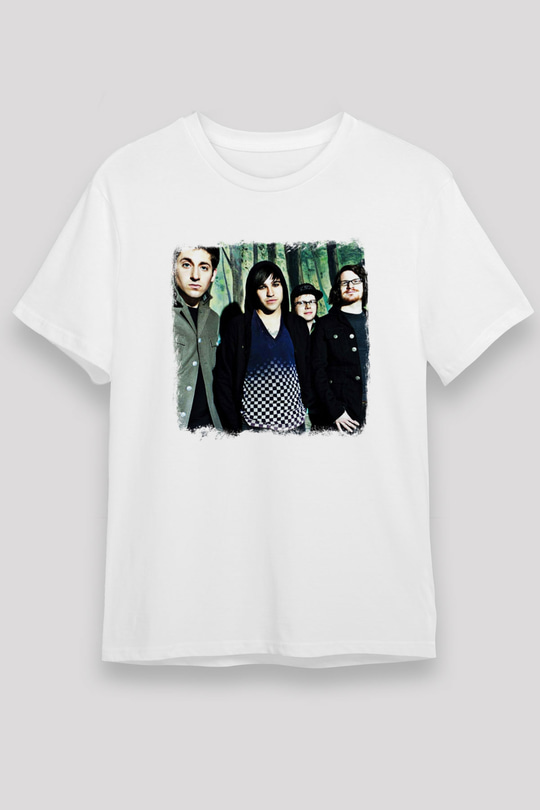 Fall Out Boy Baskılı Unisex Beyaz Tişört