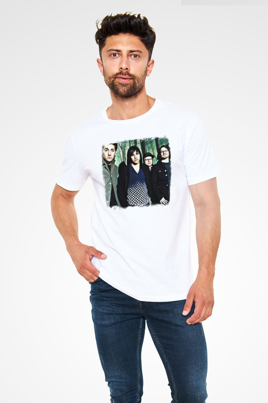 Fall Out Boy Baskılı Unisex Beyaz Tişört