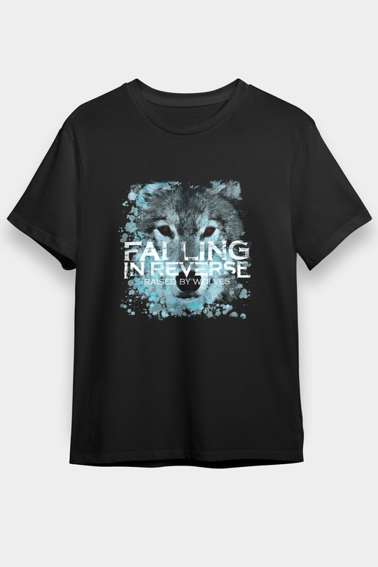 Falling In Reverse Baskılı Unisex Siyah Tişört