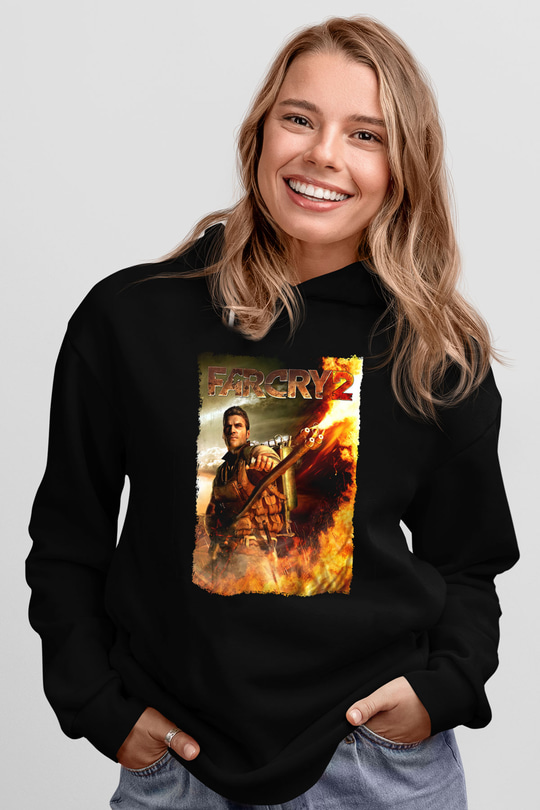 Far Cry Siyah Unisex Hoodie