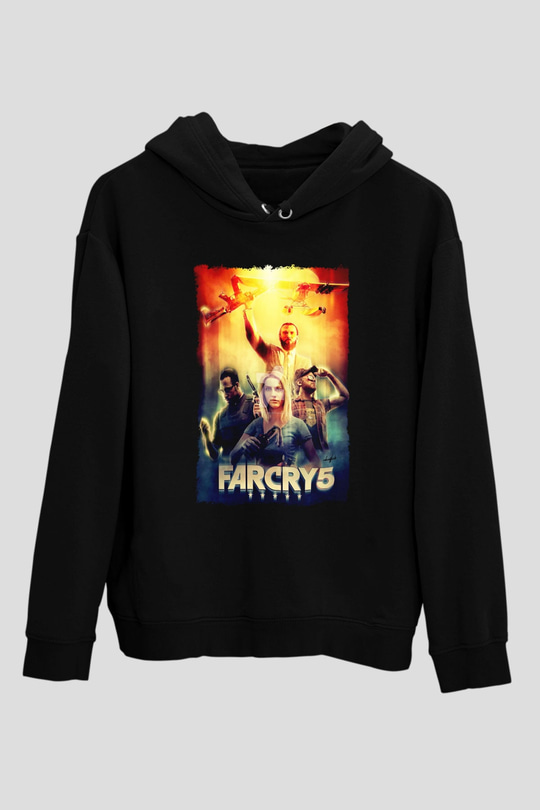 Far Cry Siyah Unisex Hoodie