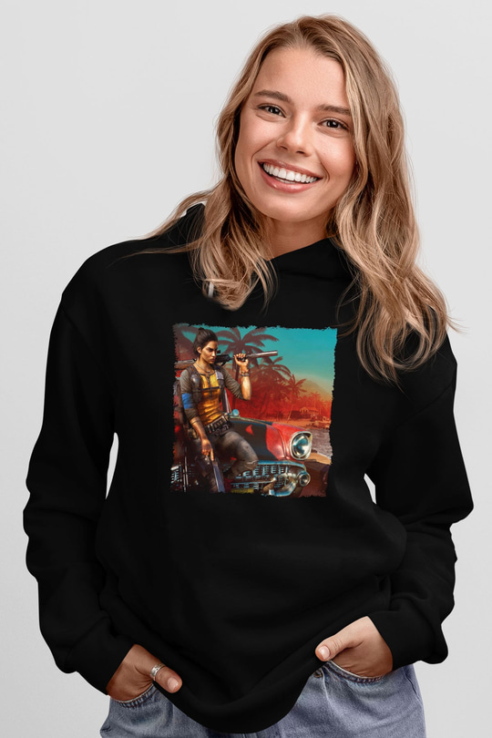 Far Cry Siyah Unisex Hoodie