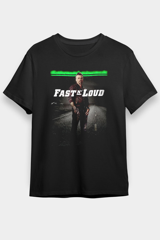 Fast N Loud Siyah Unisex Tişört T-Shirt