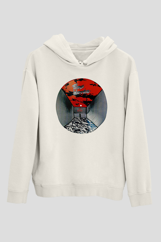 Fates Warning Baskılı Beyaz Unisex Kapüşonlu Sweatshirt