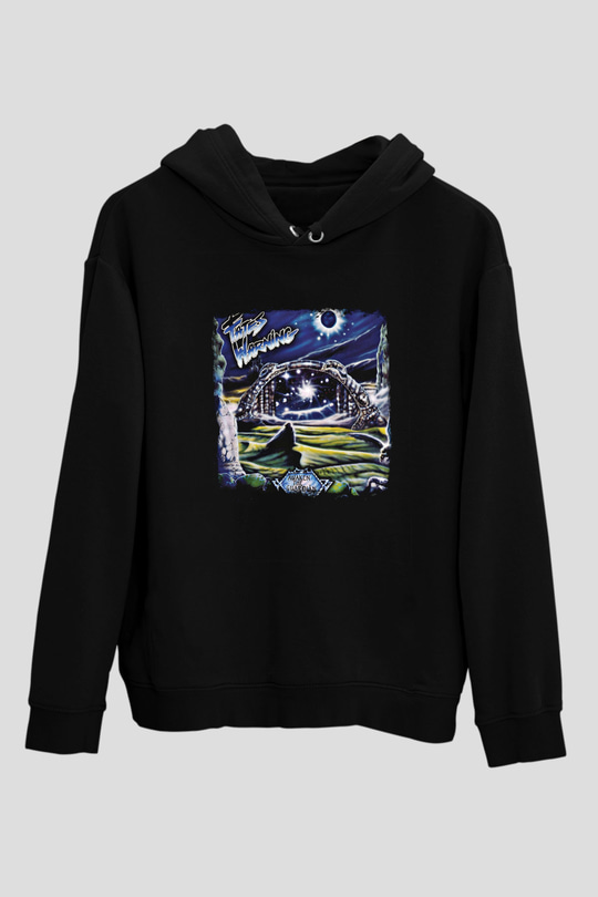 Fates Warning Baskılı Unisex Siyah Hoodie