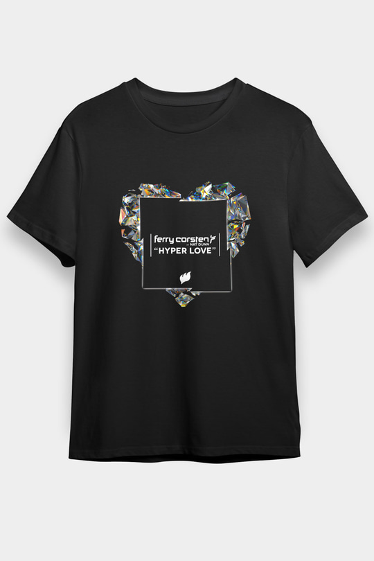 Ferry Corsten Siyah Unisex Tişört T-Shirt - TişörtFabrikası