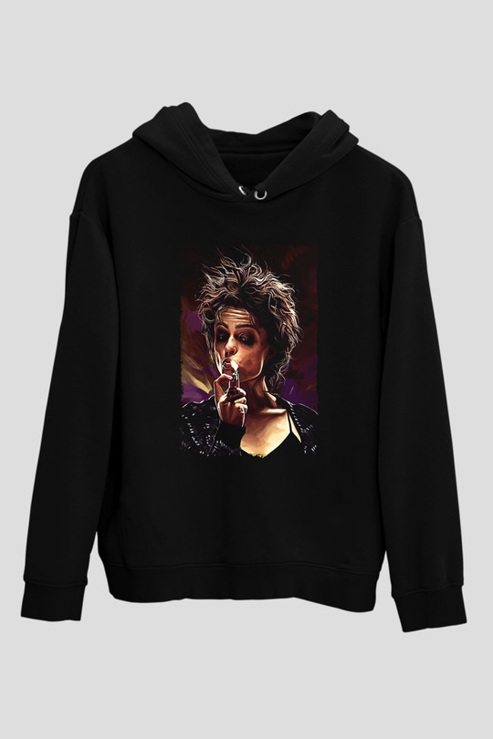 Fight Club (Tyler Durden) Baskılı Unisex Siyah Hoodie