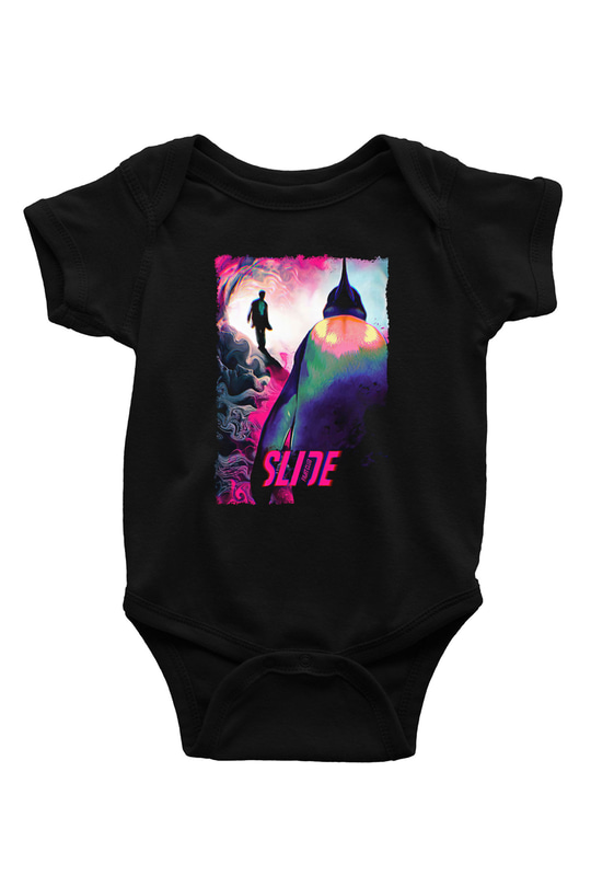 Fight Club (Tyler Durden) Baskılı Unisex Siyah Bebek Body - Zıbın