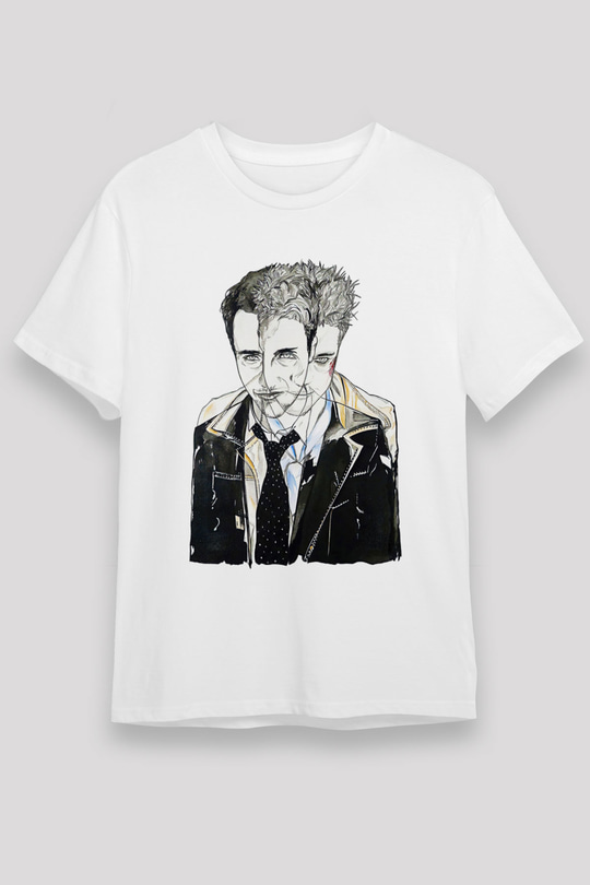 Fight Club (Tyler Durden) Unisex Baskılı Beyaz Tişört - Tshirt