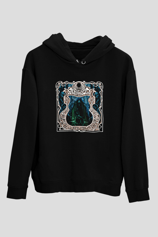 Finntroll Baskılı Unisex Siyah Hoodie