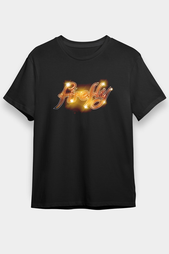 Firefly Siyah Unisex Tişört T-Shirt