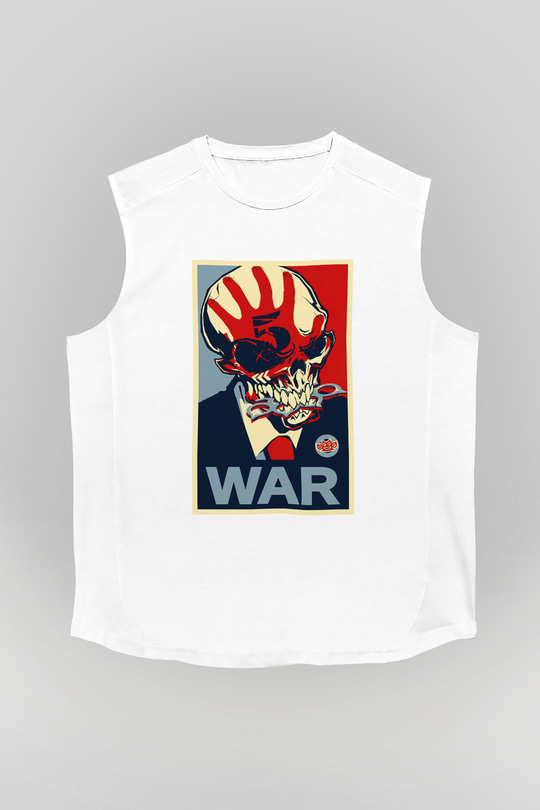 Five Finger Death Punch Beyaz Unisex Kolsuz Tişört