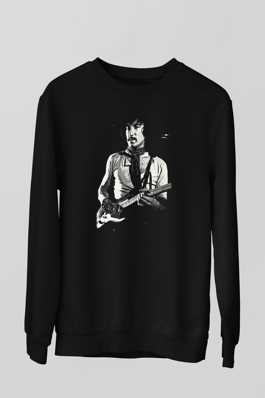 Fleetwod Mac Baskılı Unisex Siyah Sweatshirt