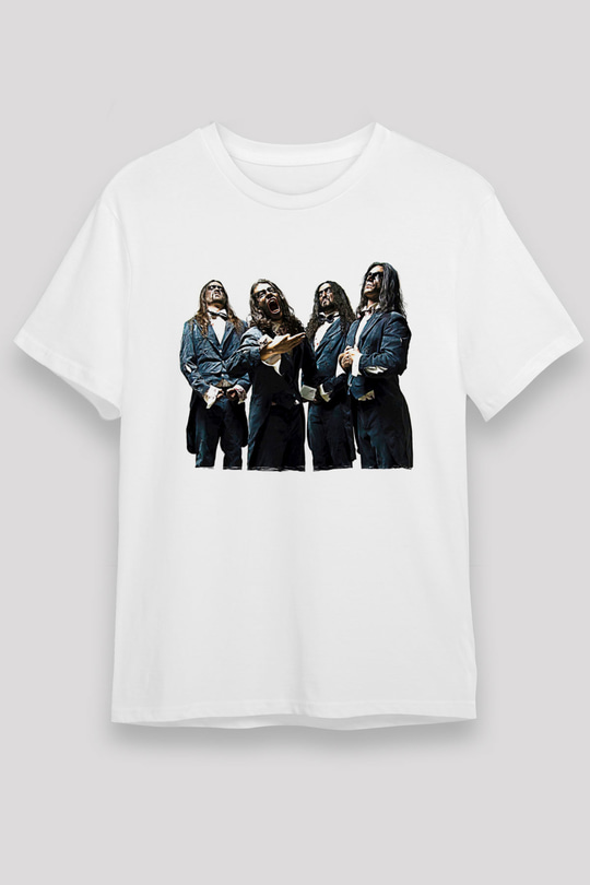 Fleshgod Apocalypse Baskılı Unisex Beyaz Tişört - Tshirt