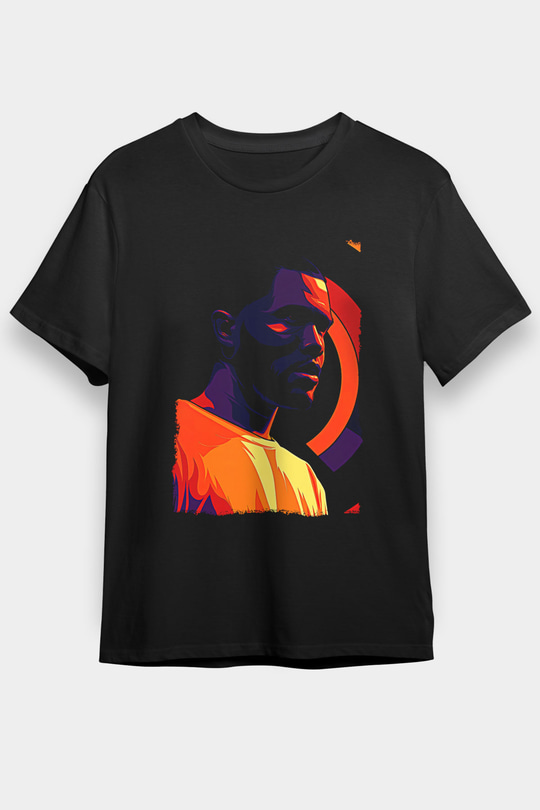 Frank Ocean Baskılı Unisex Siyah Tişört - Tshirt