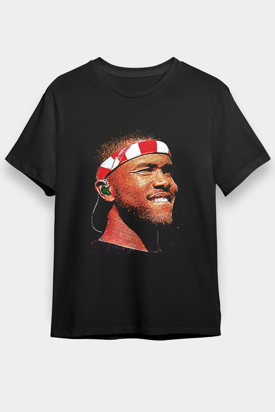 Frank Ocean Baskılı Unisex Siyah Tişört - Tshirt