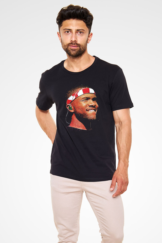 Frank Ocean Baskılı Unisex Siyah Tişört - Tshirt