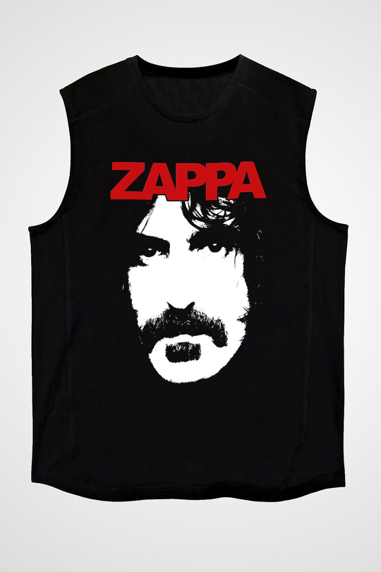 Frank Zappa Siyah Unisex Kolsuz Tişört