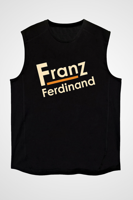 Franz Ferdinand Siyah Unisex Kolsuz Tişört