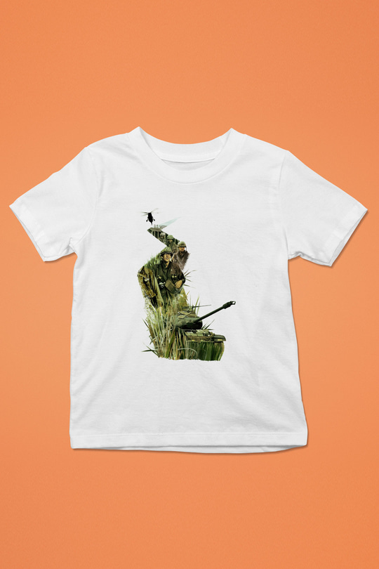 Full Metal Jacket Baskılı Beyaz Unisex Çocuk Tişört