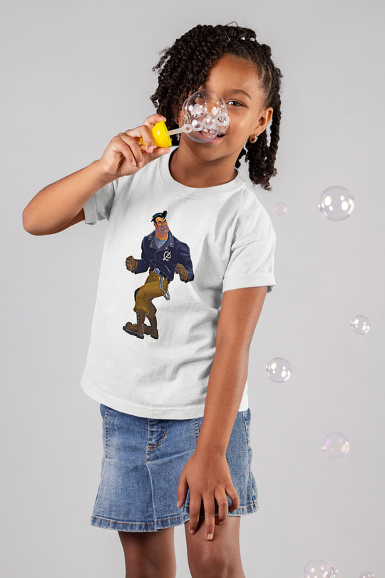 Full Throttle Baskılı Beyaz Unisex Beyaz Çocuk Tişört - Tshirt