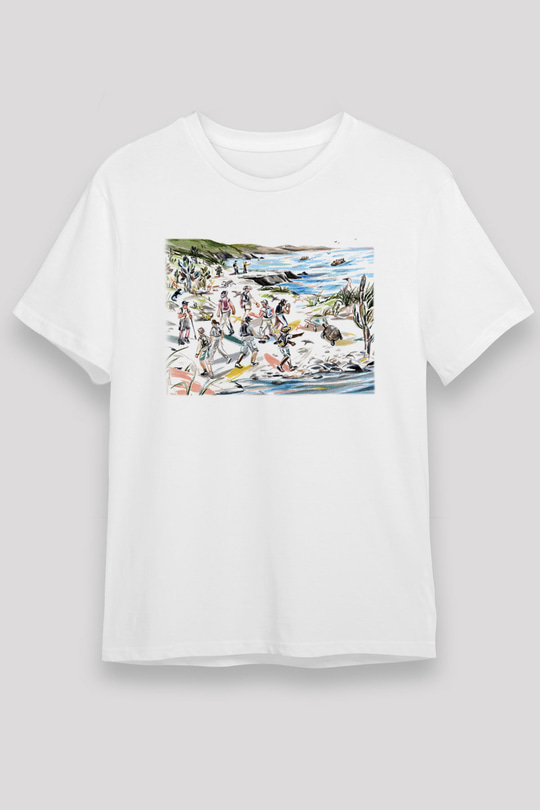 Galapagos Adaları Beyaz Unisex Tişört T-Shirt - TişörtFabrikası