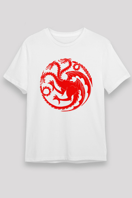 Game of Thrones Beyaz Unisex Tişört T-Shirt
