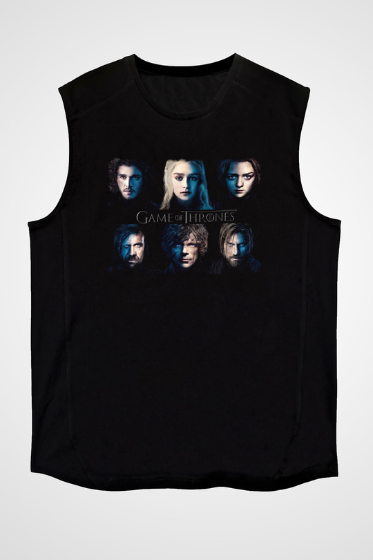 Game of Thrones Siyah Unisex Kolsuz Tişört