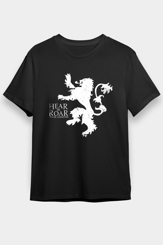 Game of Thrones Siyah Unisex Tişört T-Shirt