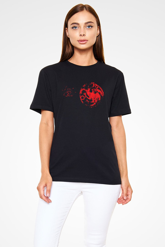 Game of Thrones Siyah Unisex Tişört T-Shirt