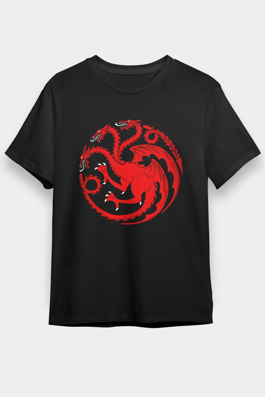 Game of Thrones Siyah Unisex Tişört T-Shirt