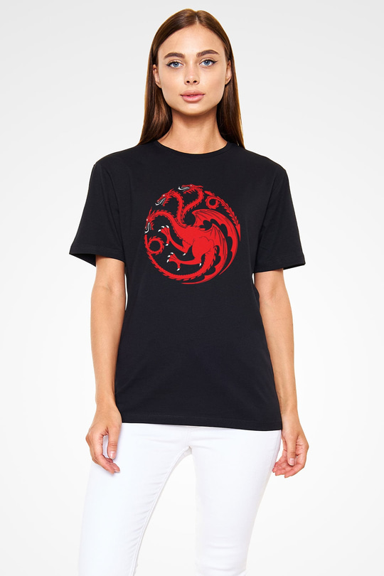 Game of Thrones Siyah Unisex Tişört T-Shirt