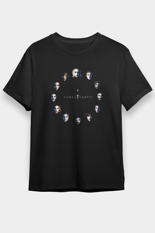 Game of Thrones Siyah Unisex Tişört T-Shirt