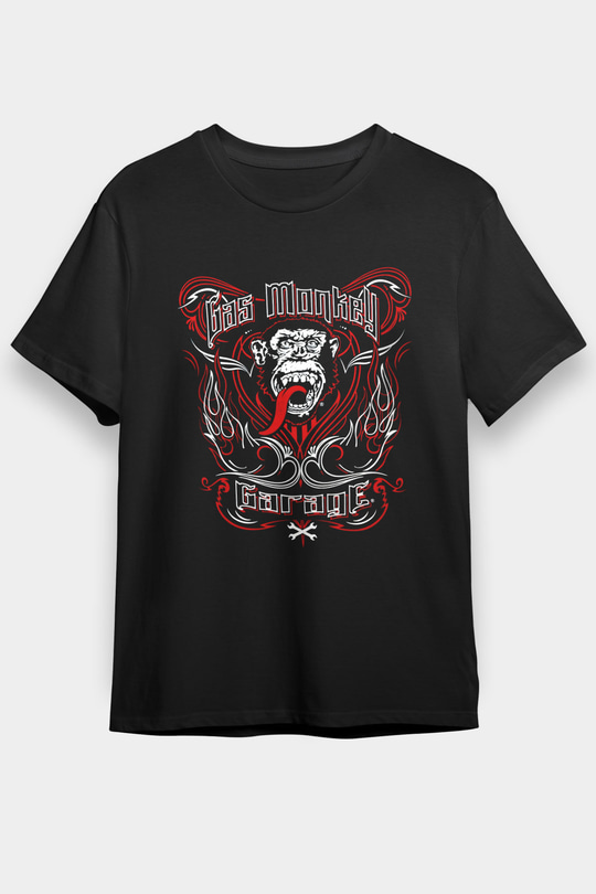 Gas Monkey Garage Siyah Unisex Tişört T-Shirt