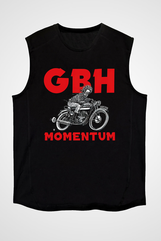 GBH Siyah Unisex Kolsuz Tişört