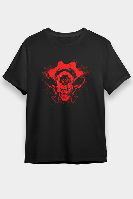Gears of War Siyah Unisex Tişört T-Shirt