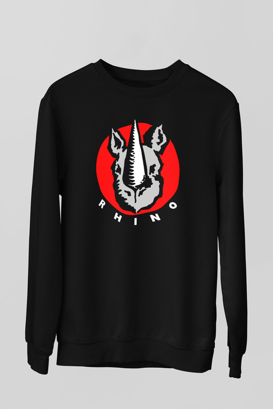 Gergedan Siyah Unisex Sweatshirt