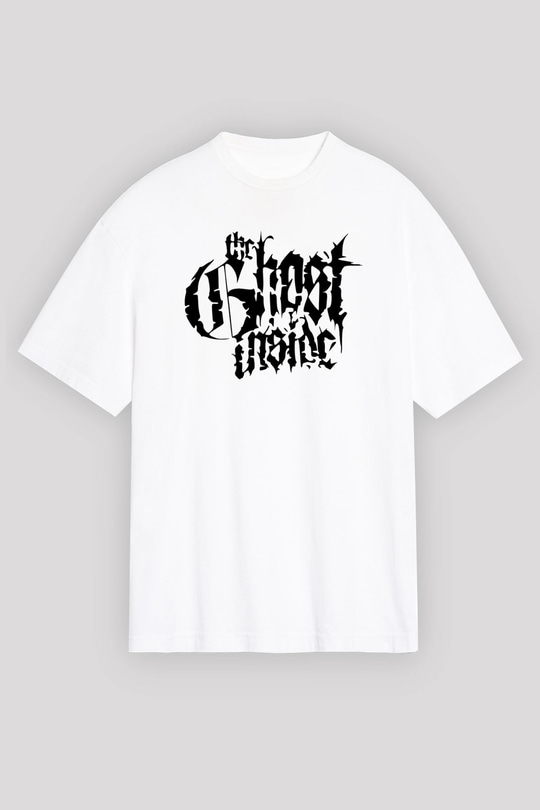 Ghost Inside Beyaz Unisex Oversize Tişört T-Shirt