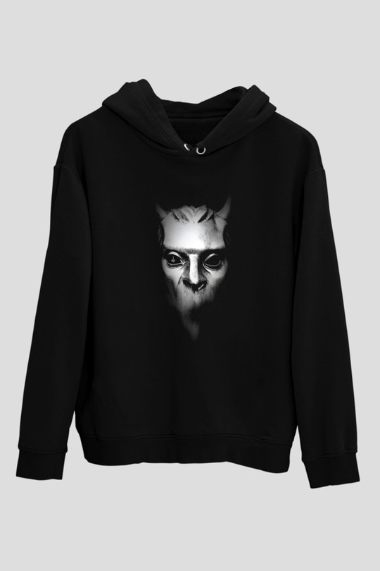 Ghost Siyah Unisex Hoodie