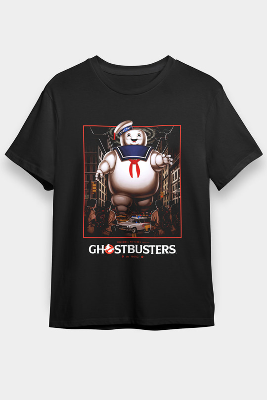 Ghostbusters Hayalet Avcıları Siyah Unisex Tişört T-Shirt