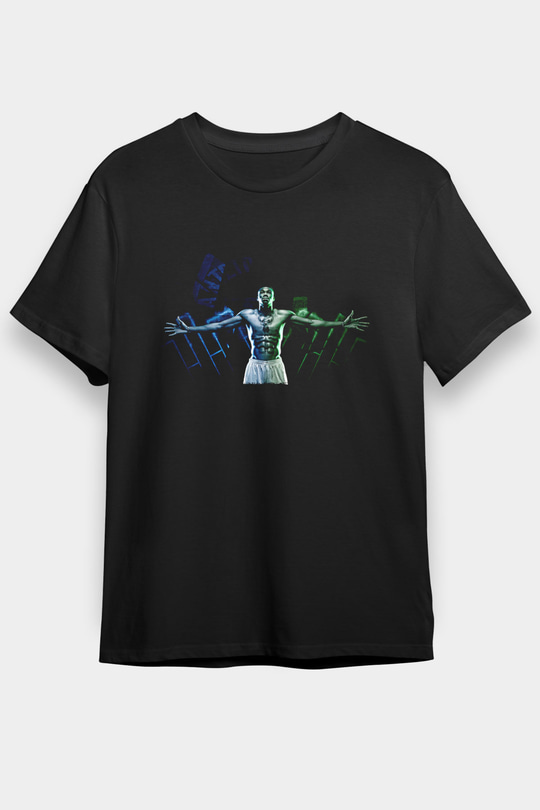 Giannis Antetokounpma Baskılı Unisex Siyah Tişört - Tshirt