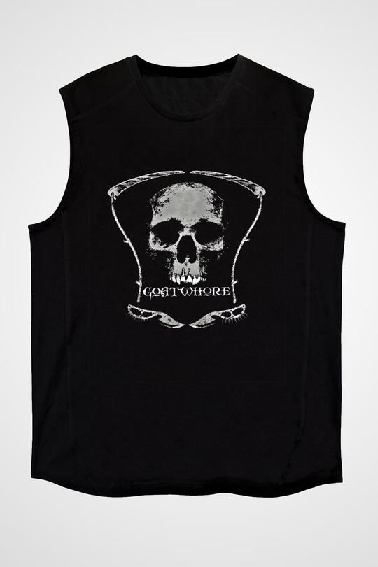 Goatwhore Baskılı Unisex Siyah Kolsuz Tişört