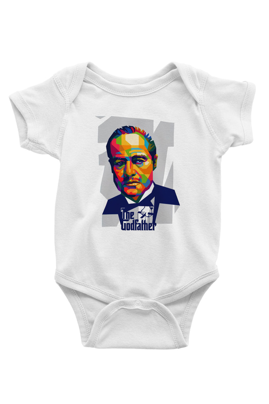 Godfather Beyaz Bebek Body - Zıbın