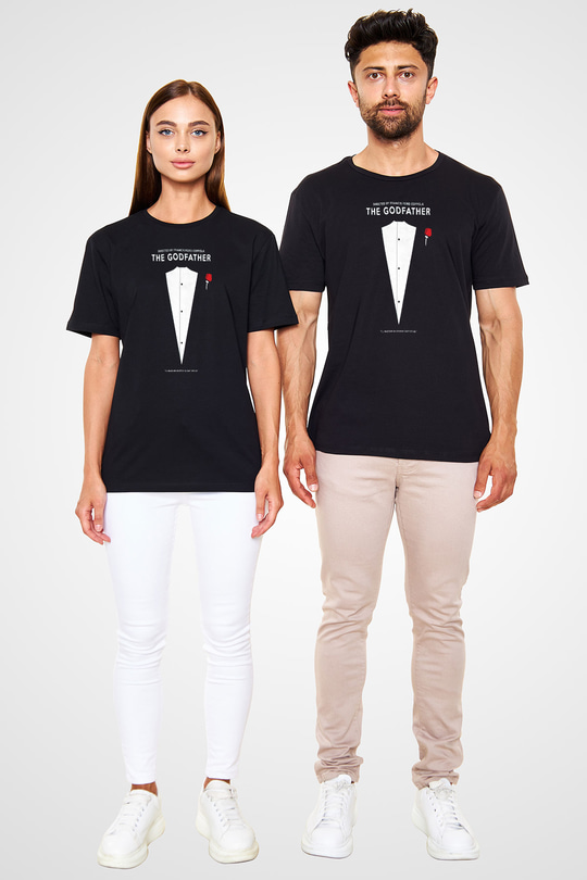 Godfather Siyah Unisex Tişört T-Shirt