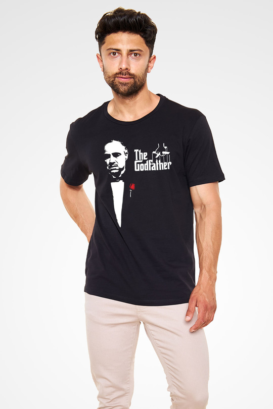 Godfather Siyah Unisex Tişört T-Shirt