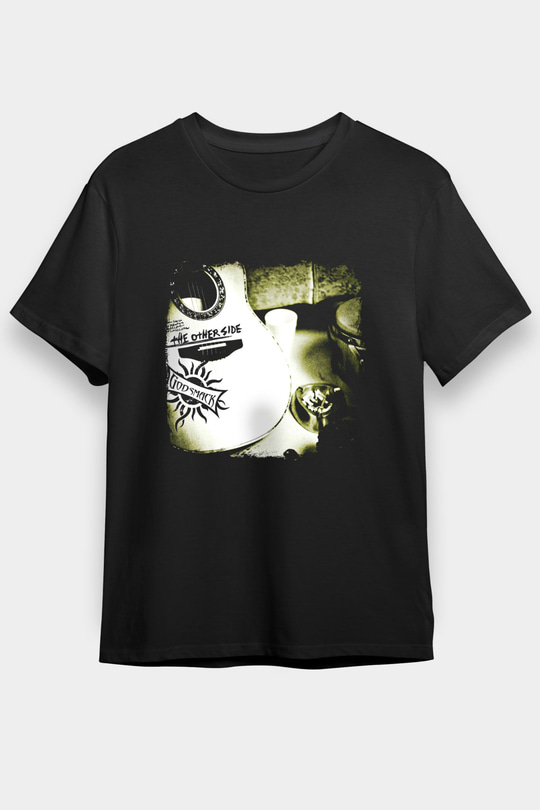 Godsmack Baskılı Unisex Siyah Tişört