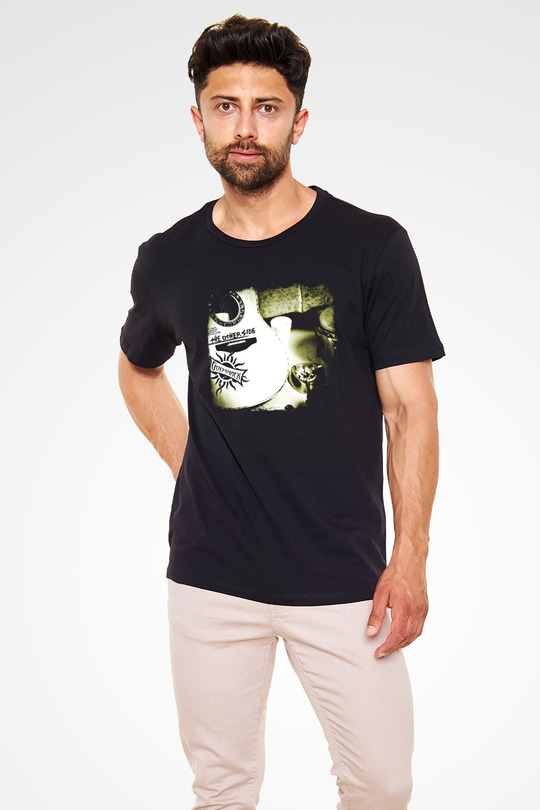 Godsmack Baskılı Unisex Siyah Tişört