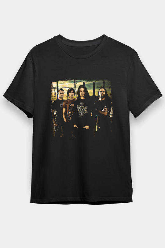 Gojira Baskılı Unisex Siyah Tişört
