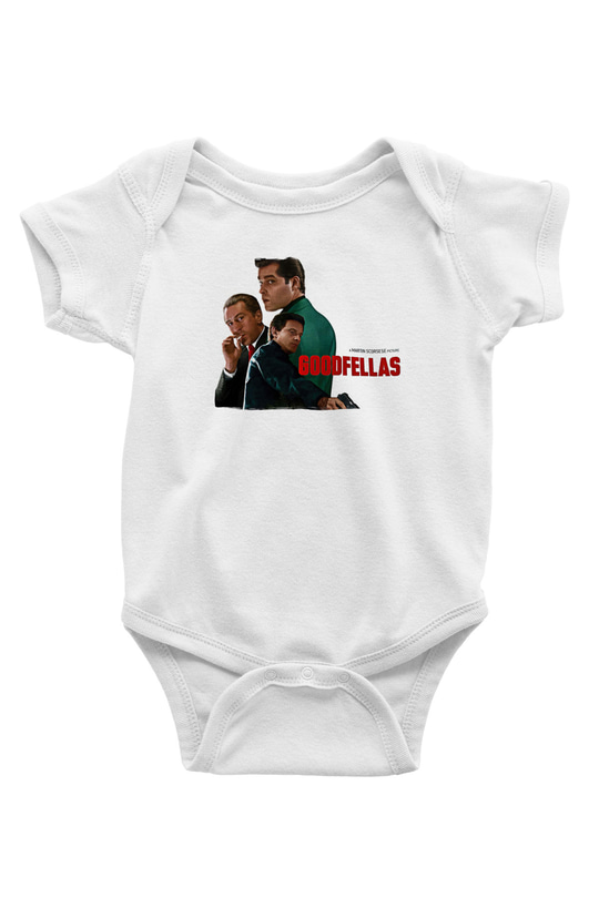 Goodfellas Baskılı Beyaz Unisex Bebek Body - Zıbın