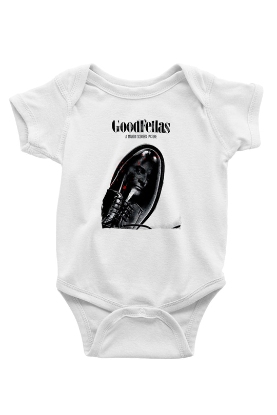 Goodfellas Baskılı Beyaz Unisex Bebek Body - Zıbın